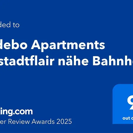 Sadebo Altstadtflair Naehe Bahnhof Apartment *